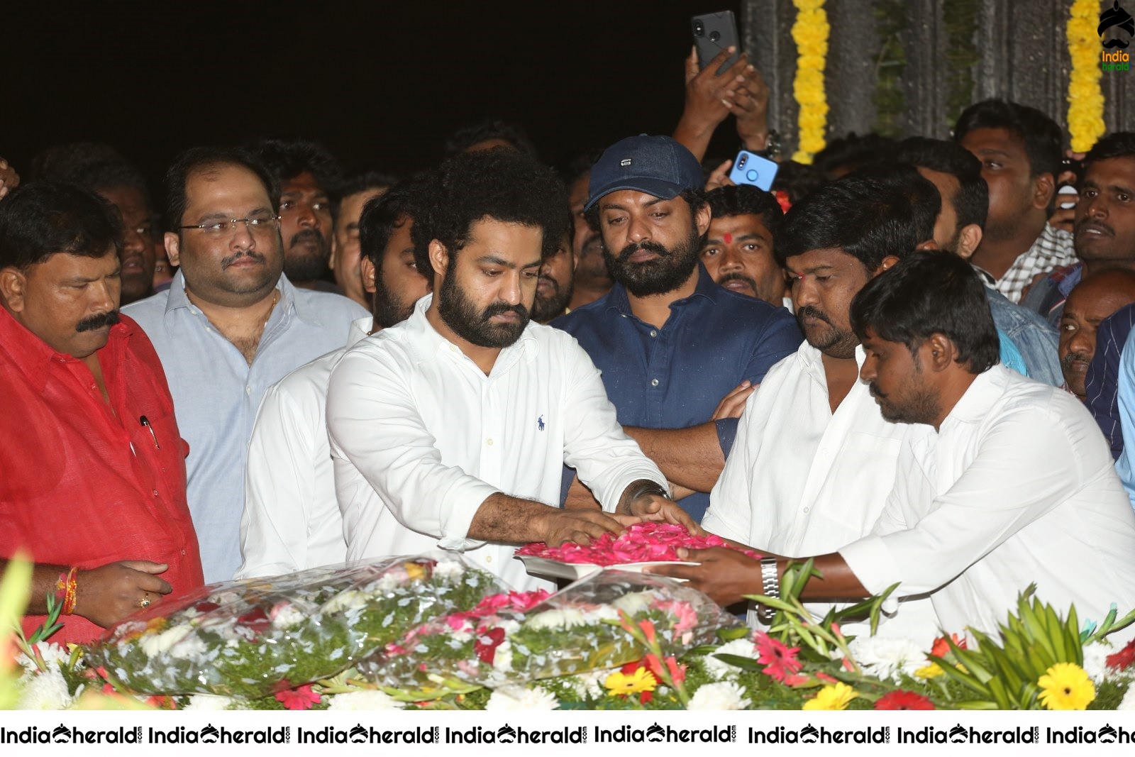 Actor NTR and Kalyan Ram visits NTR GHAT Set 2