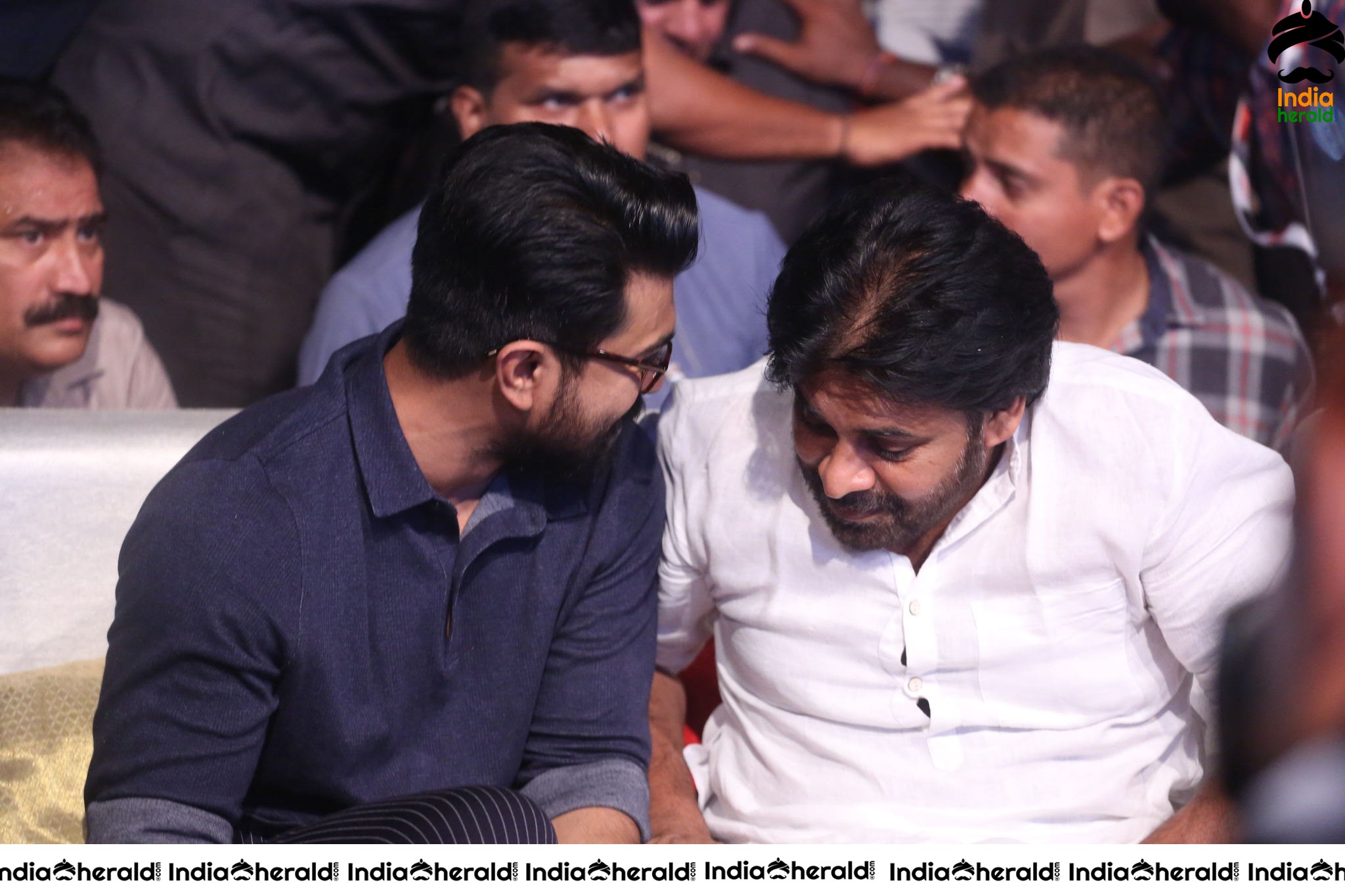 Actor Pawan Kalyan and Ram Charan Discussing over their next