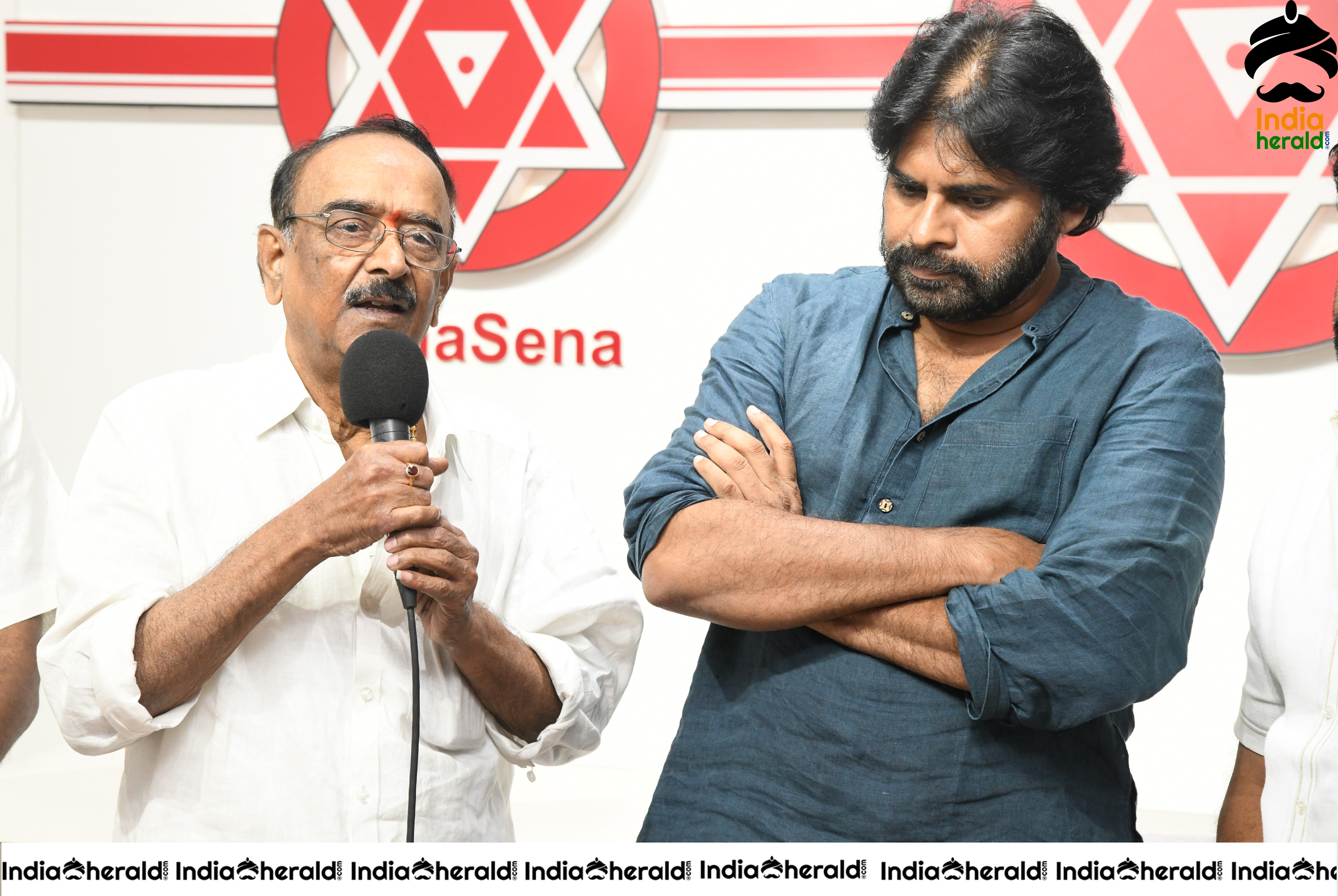 Actor Pawan Kalyan Jana Sena Media Interaction Photos