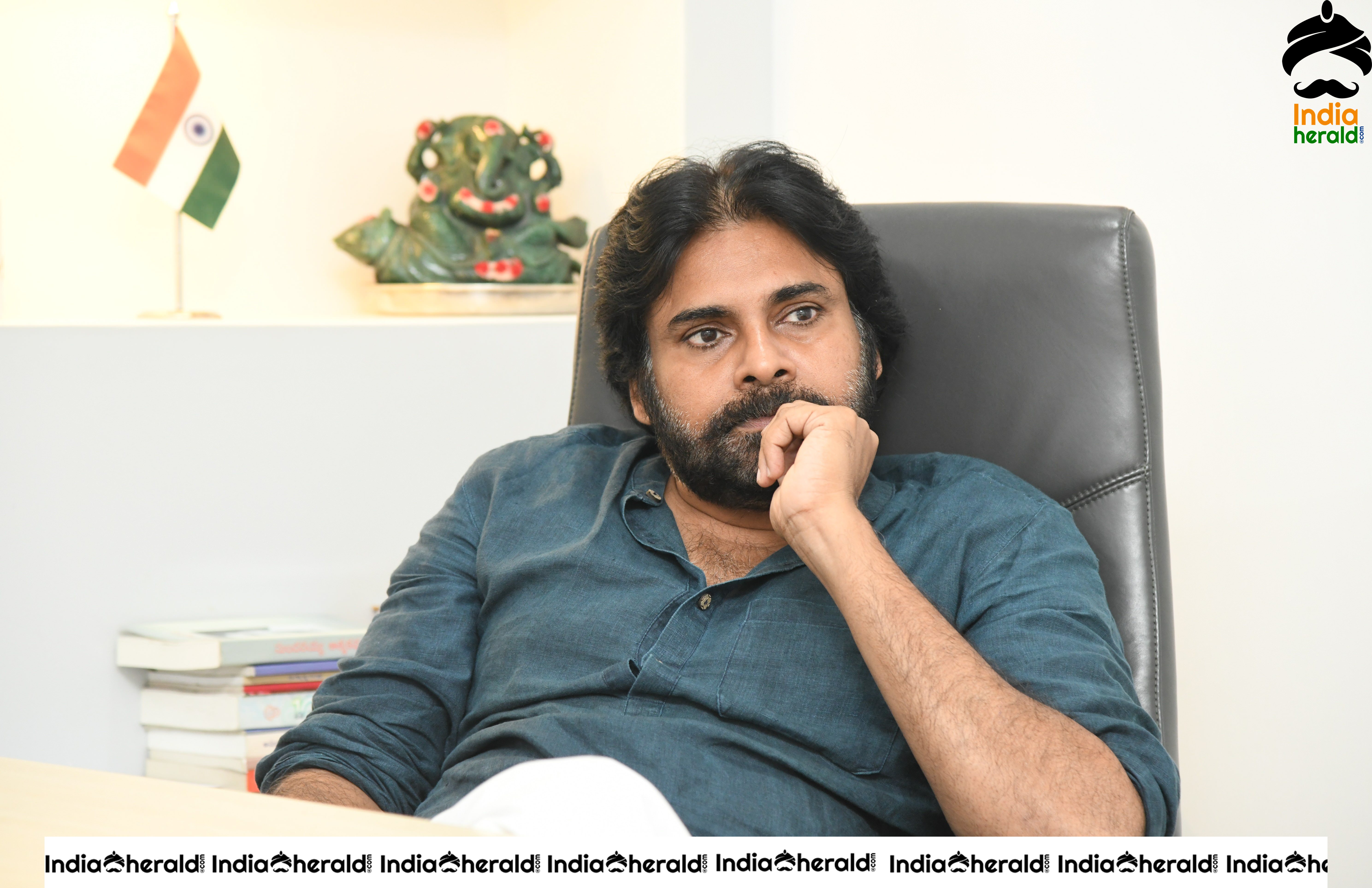 Actor Pawan Kalyan Jana Sena Media Interaction Photos