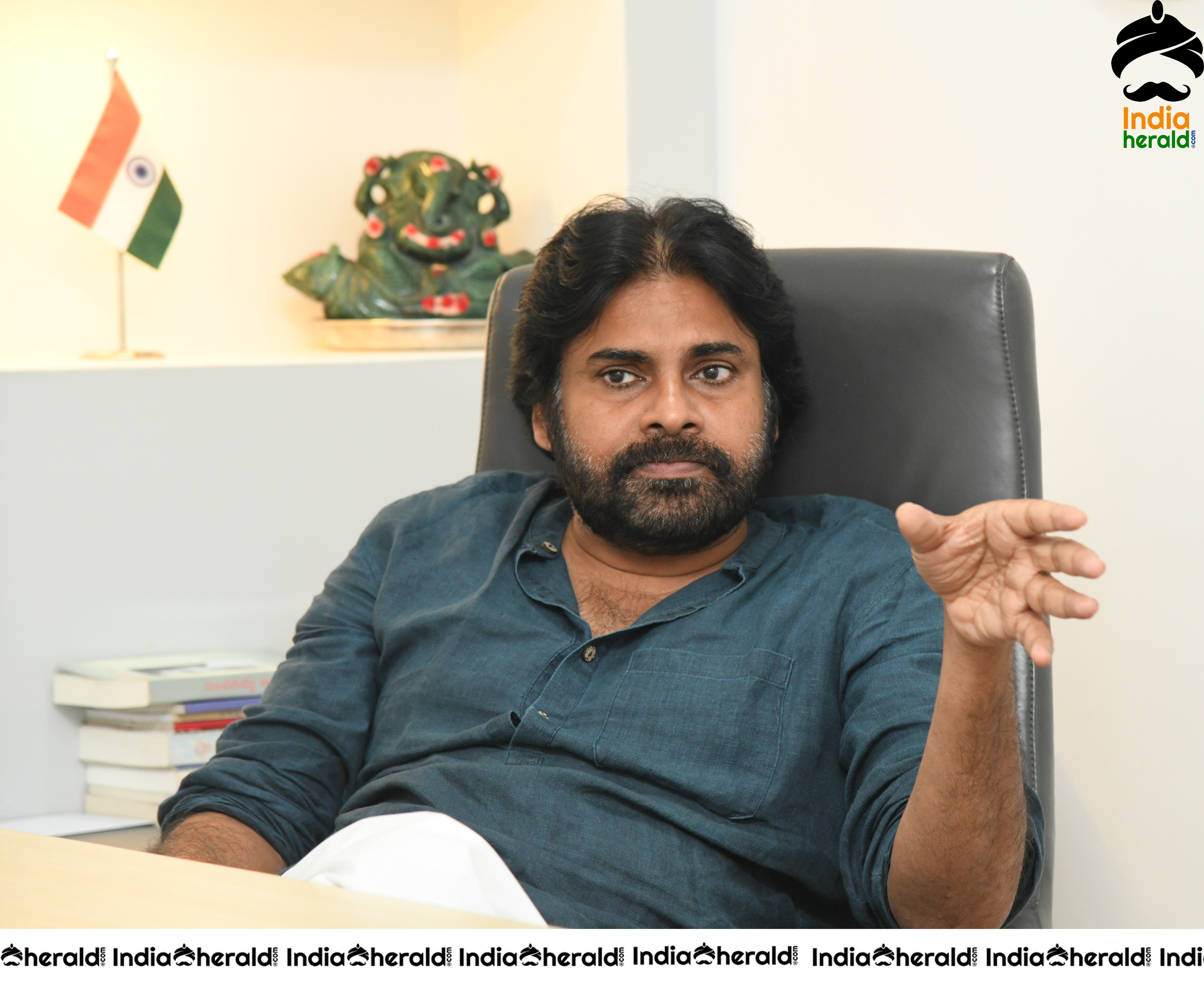 Actor Pawan Kalyan Jana Sena Media Interaction Photos