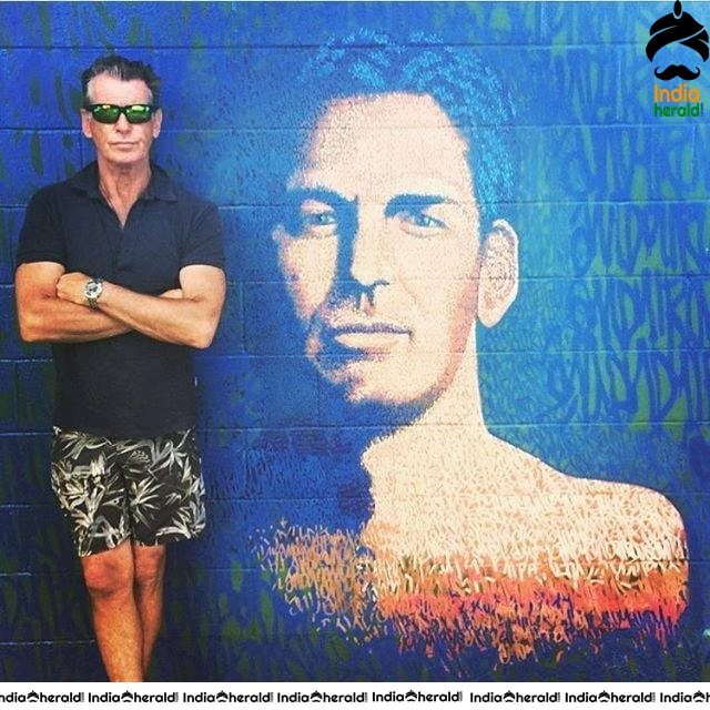 Actor Pierce Brosnan Rare Photos Collection Set 1