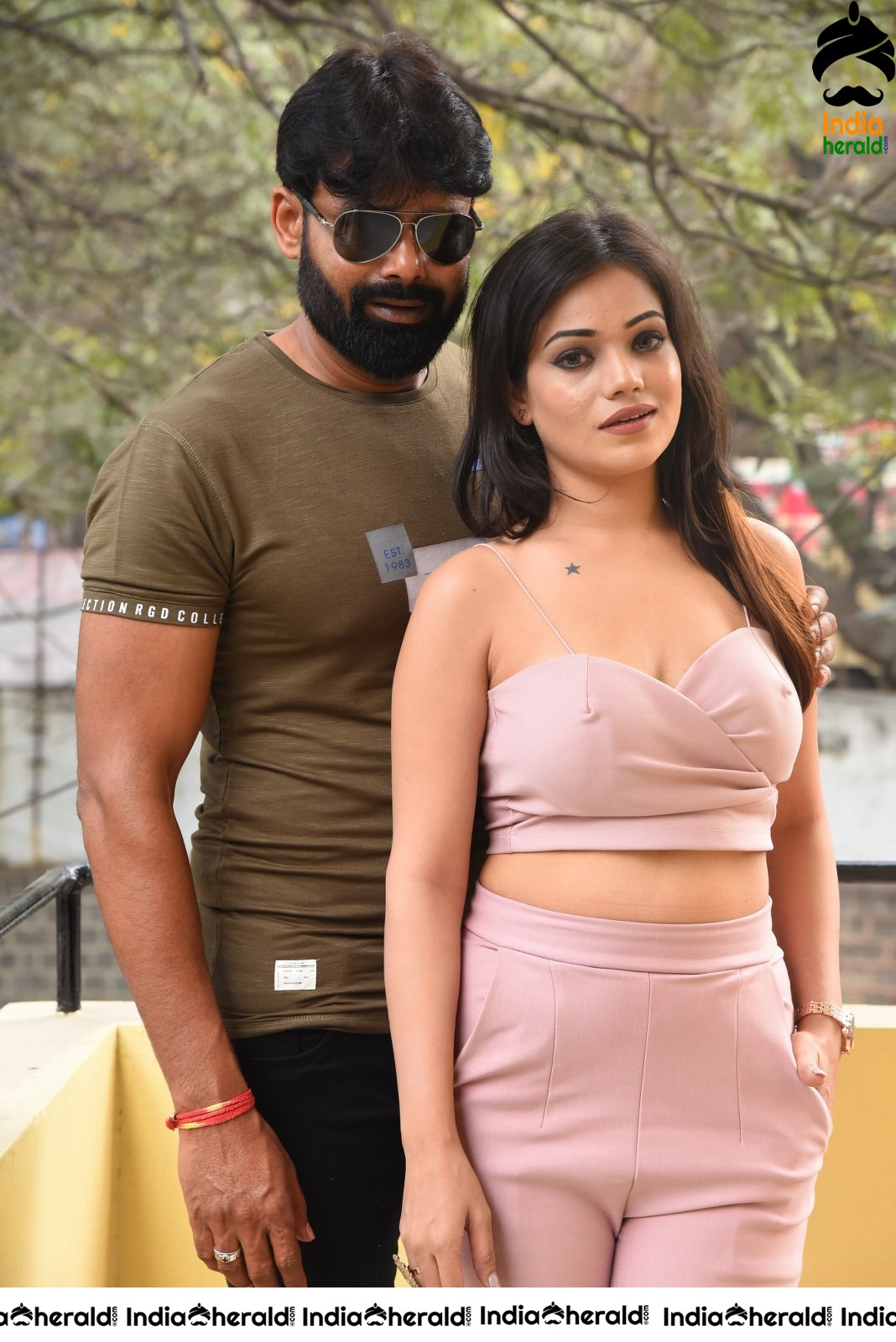 Actor Raj Surian Photos with Aakarshika Goyal Set 1