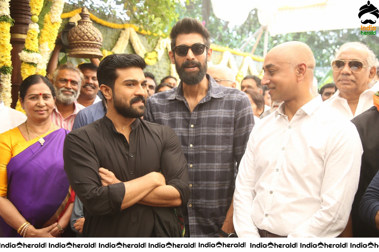 Actor Ram Charan and Rana Daggubati Spotted Together with Beard Looks Set 1