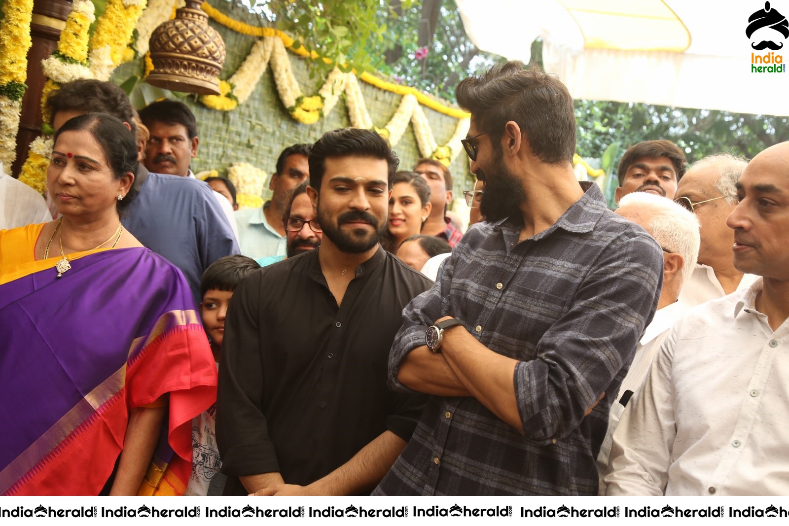 Actor Ram Charan and Rana Daggubati Spotted Together with Beard Looks Set 2