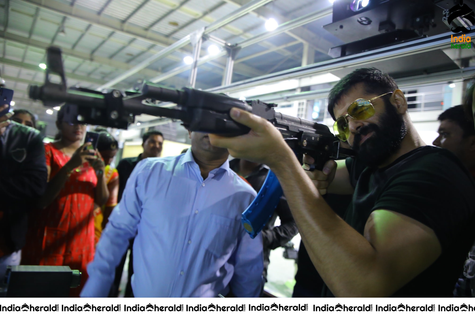 Actor Ram makes a tryst with Rifle Shooting