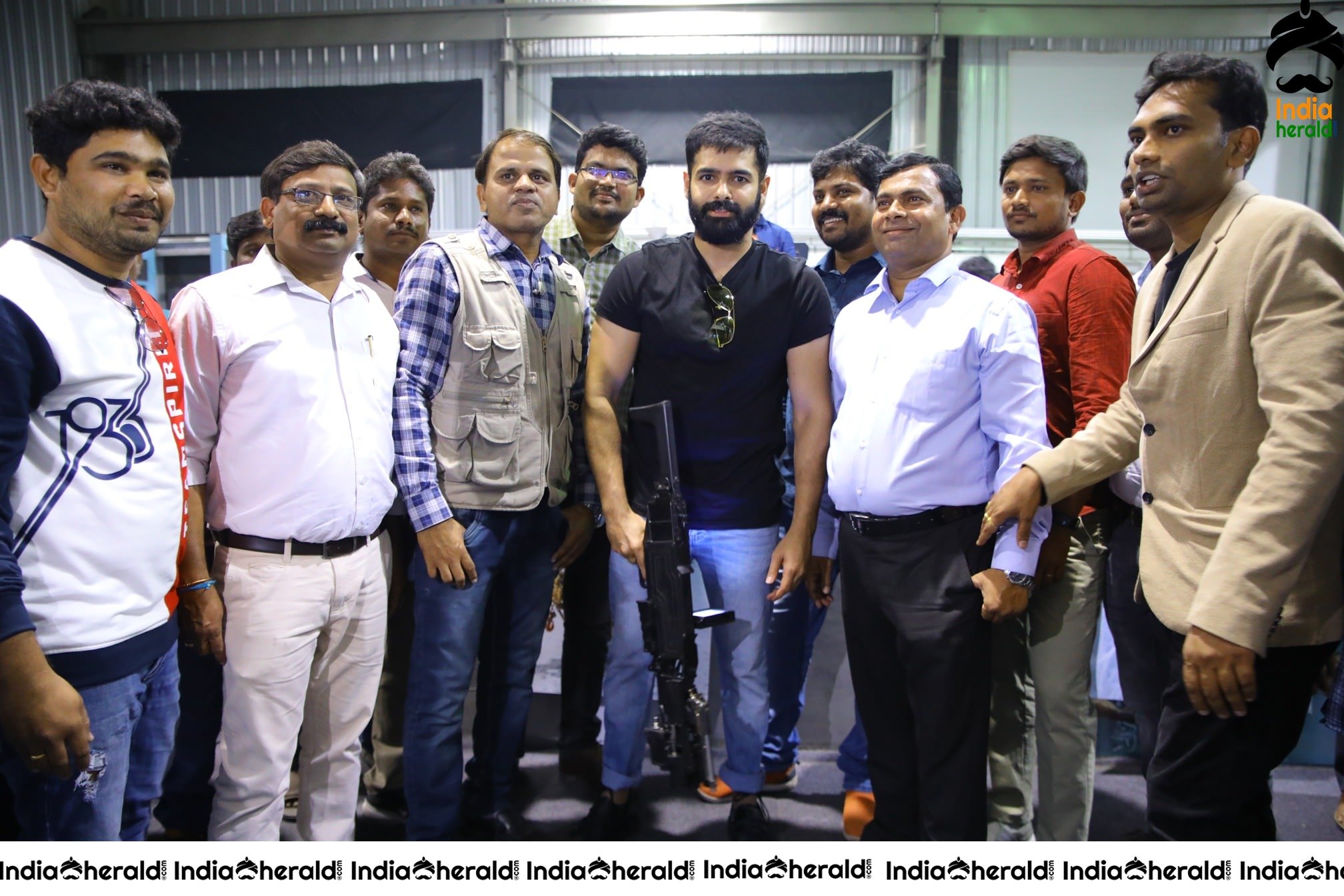 Actor Ram makes a tryst with Rifle Shooting