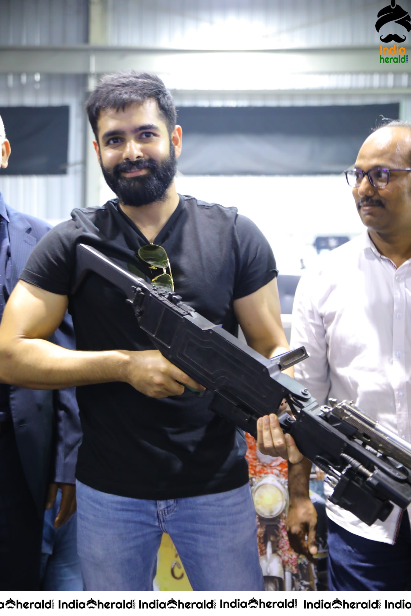 Actor Ram makes a tryst with Rifle Shooting