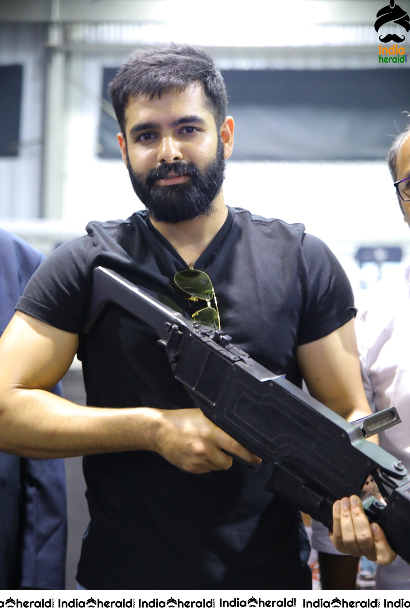 Actor Ram makes a tryst with Rifle Shooting