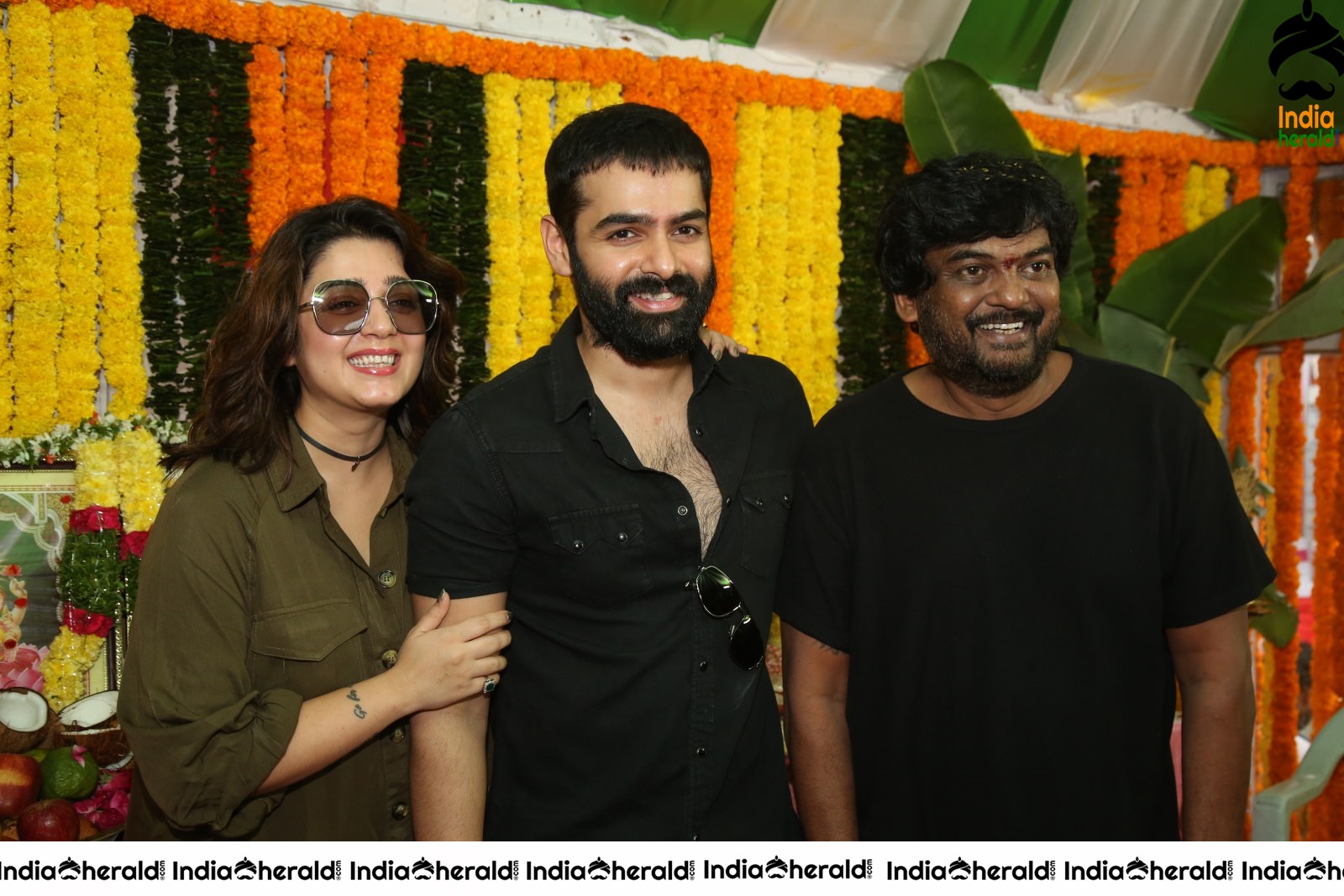 Actor Ram Pothineni stills with Charmi and Puri Jagannath Set 1