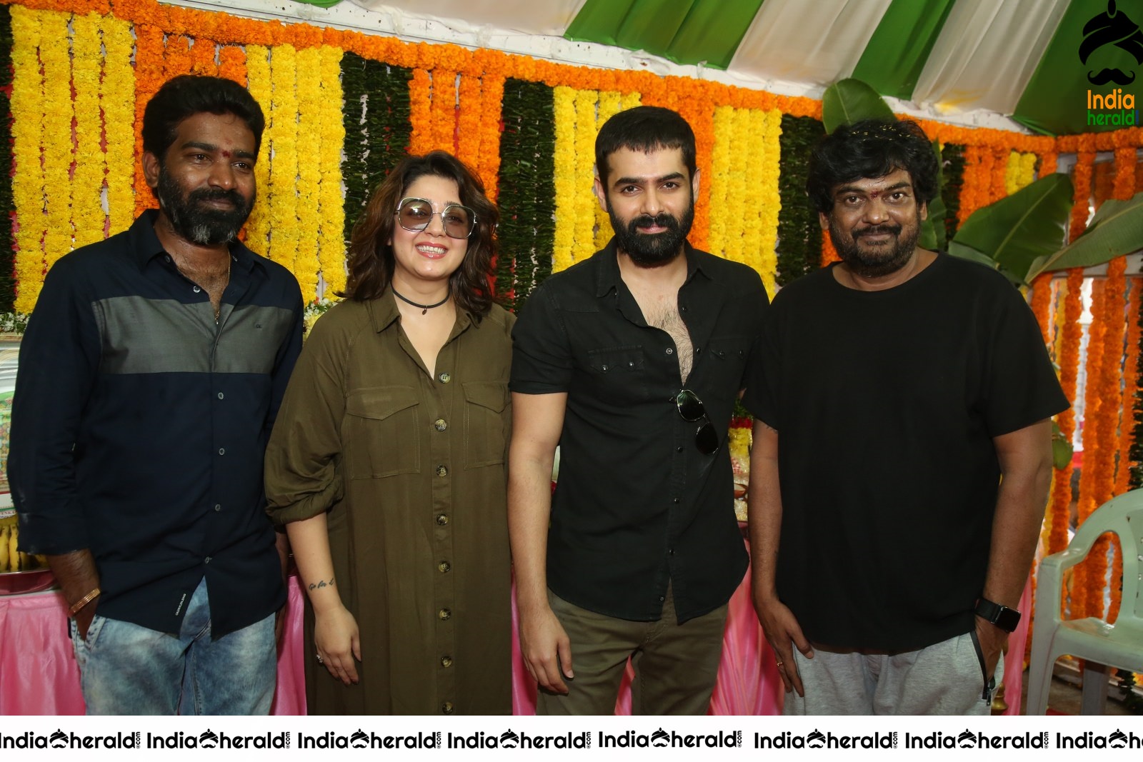 Actor Ram Pothineni stills with Charmi and Puri Jagannath Set 1