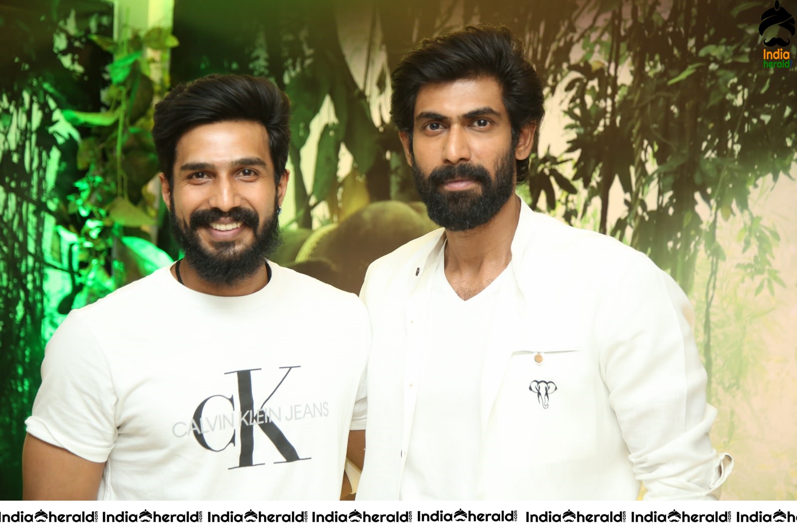 Actor Rana Daggubati Group Photos with Aranya Team