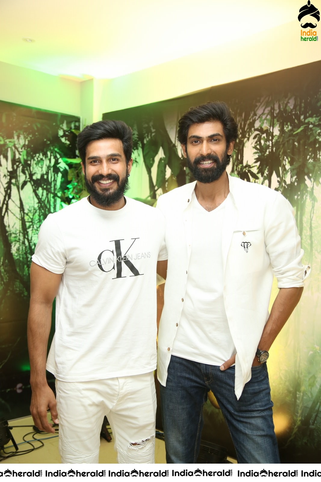 Actor Rana Daggubati Group Photos with Aranya Team