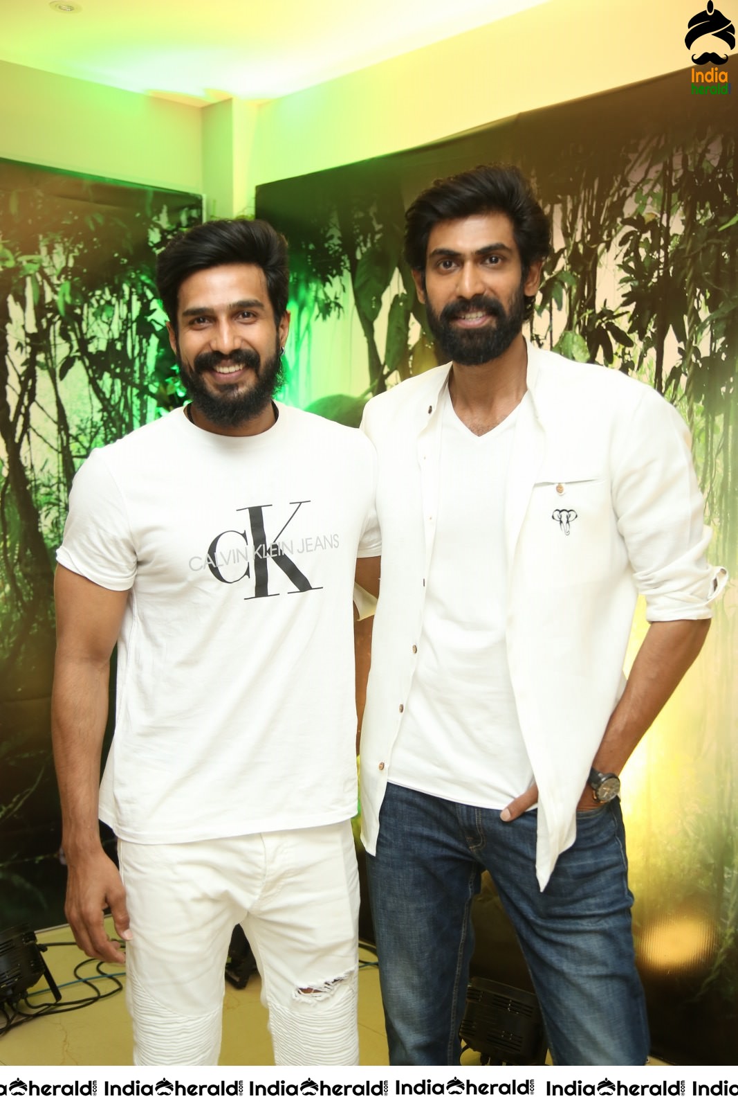 Actor Rana Daggubati Group Photos with Aranya Team