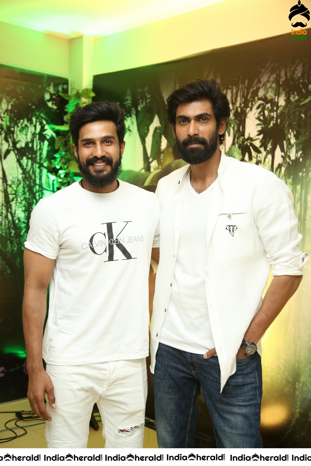 Actor Rana Daggubati Group Photos with Aranya Team