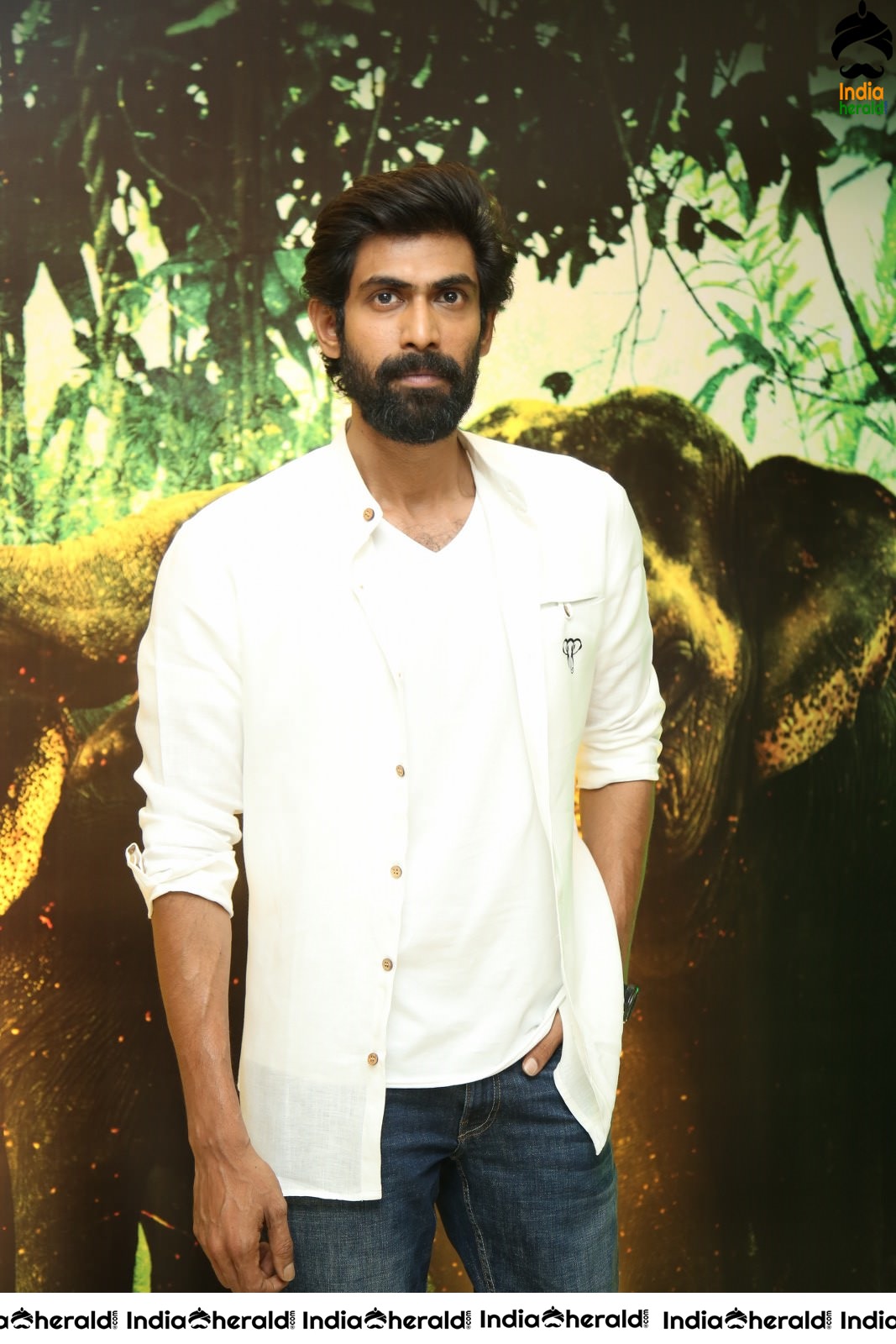 Actor Rana Daggubati Latest Photos at Aranya Teaser Launch