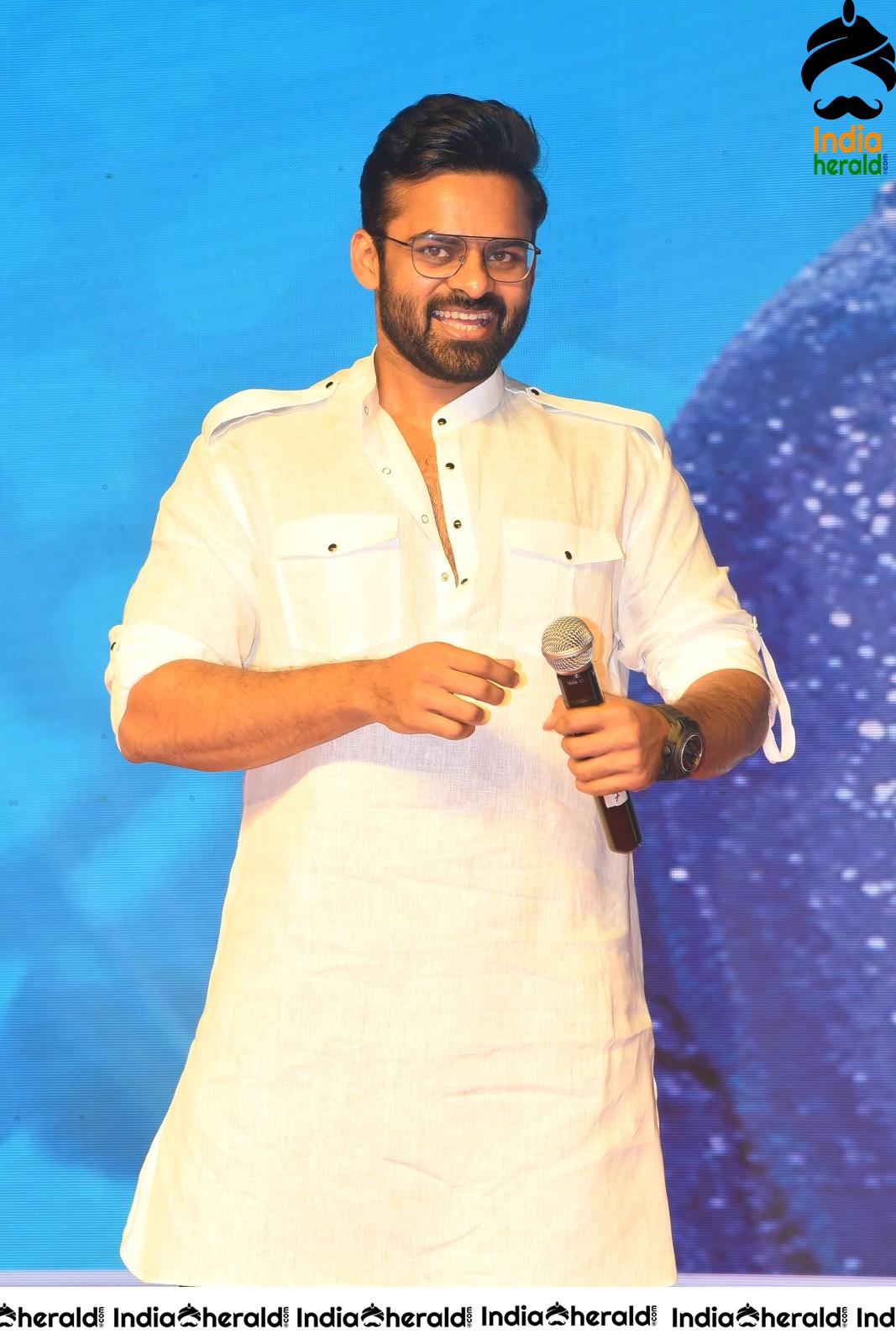 Actor Sai Dharam Tej at Prati Roju Pandage Movie New Year Celebrations
