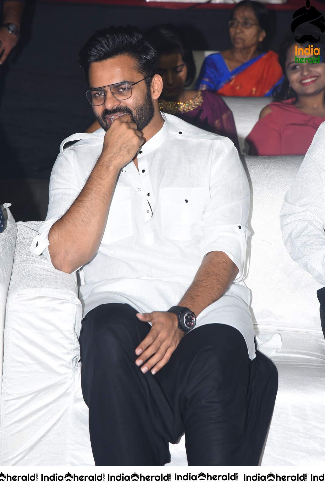 Actor Sai Dharam Tej at Prati Roju Pandage Movie New Year Celebrations