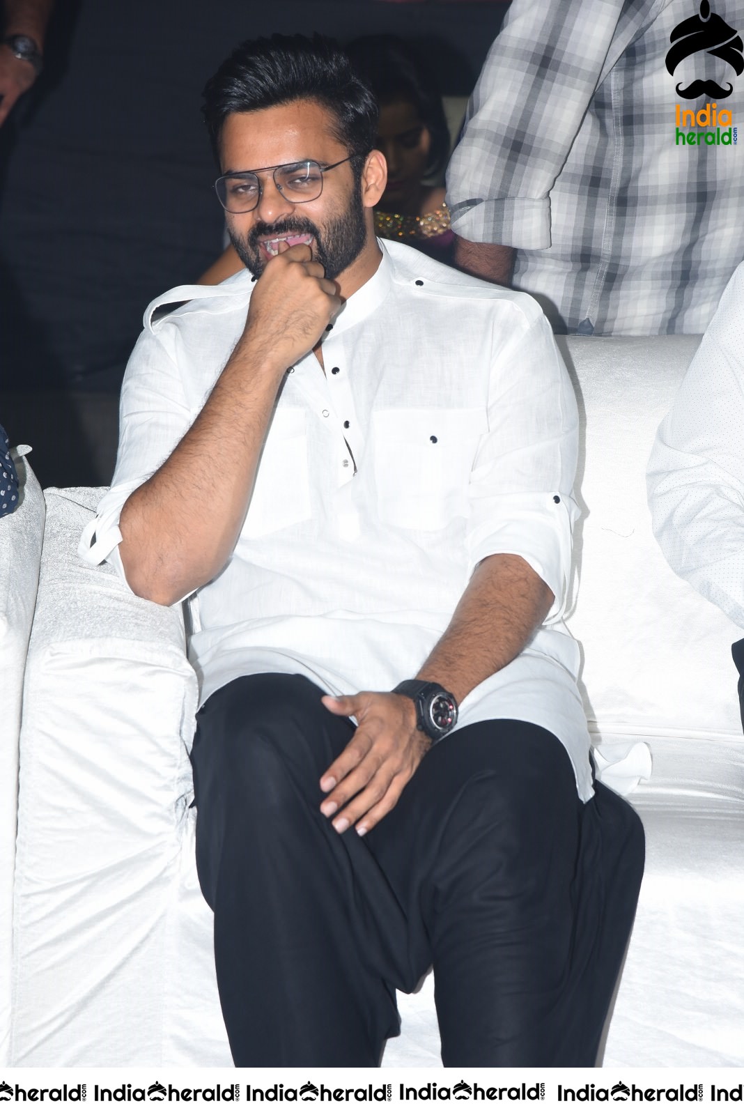 Actor Sai Dharam Tej at Prati Roju Pandage Movie New Year Celebrations