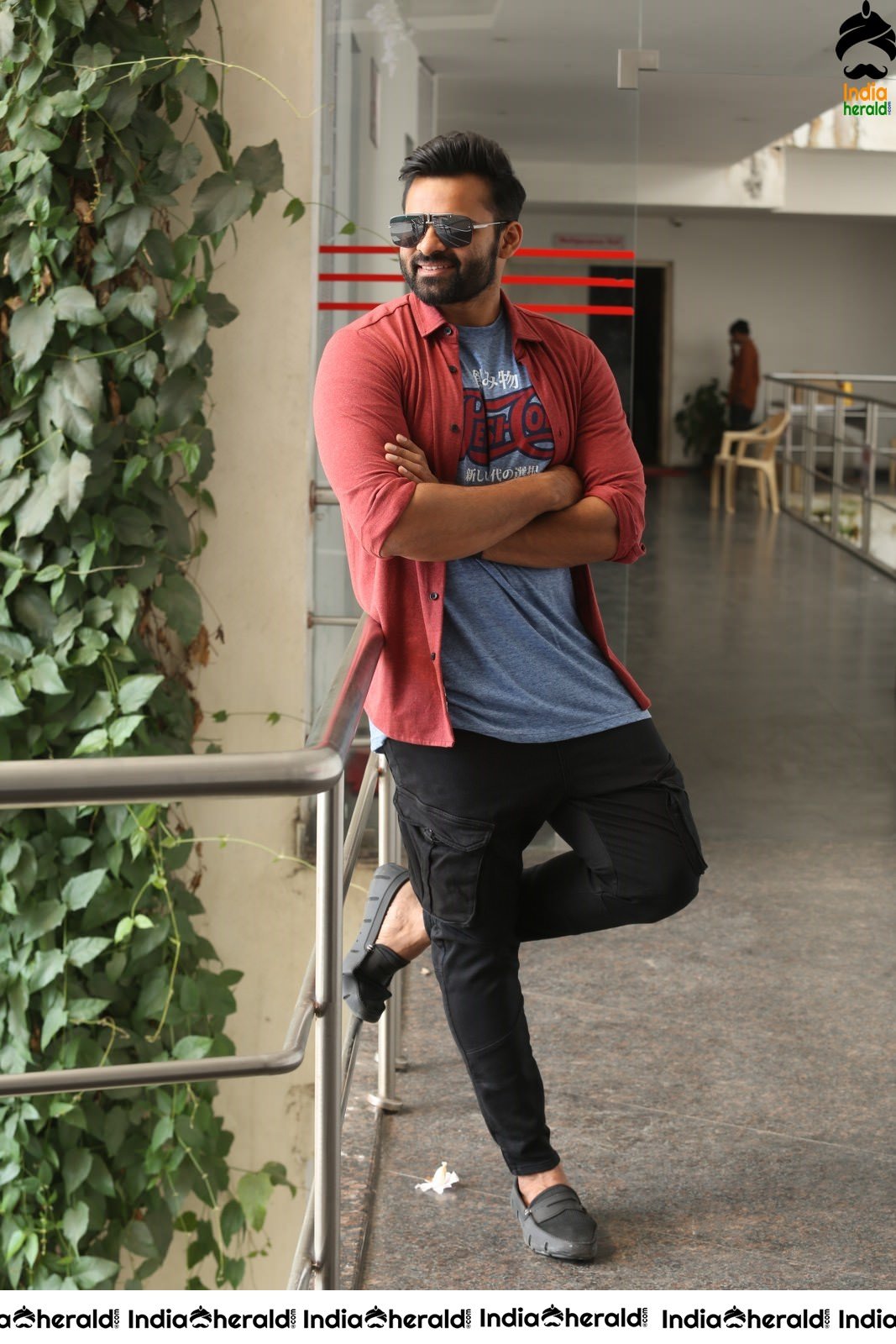 Actor Sai Dharam Tej is looking smart and stylish in these Photos