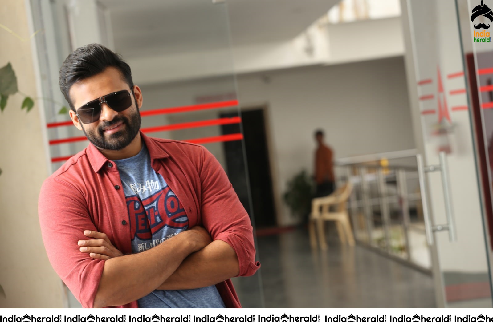 Actor Sai Dharam Tej is looking smart and stylish in these Photos