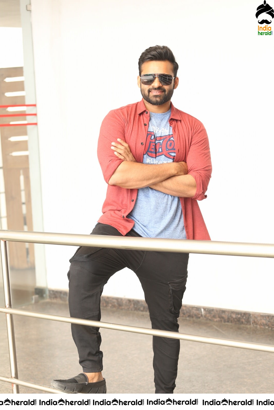 Actor Sai Dharam Tej is looking smart and stylish in these Photos