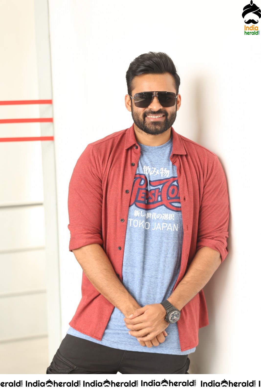 Actor Sai Dharam Tej Latest Interview Stills Set 1