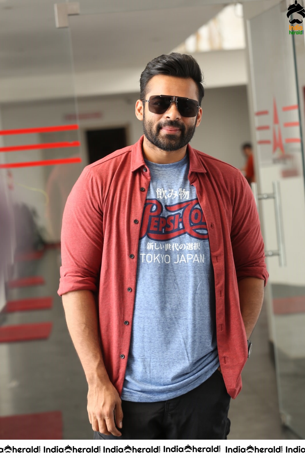 Actor Sai Dharam Tej Looking Stylish in these stills Set 2