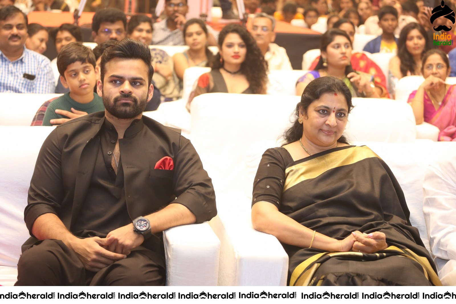 Actor Sai Dharam Tej shares a lighter moment Set 1