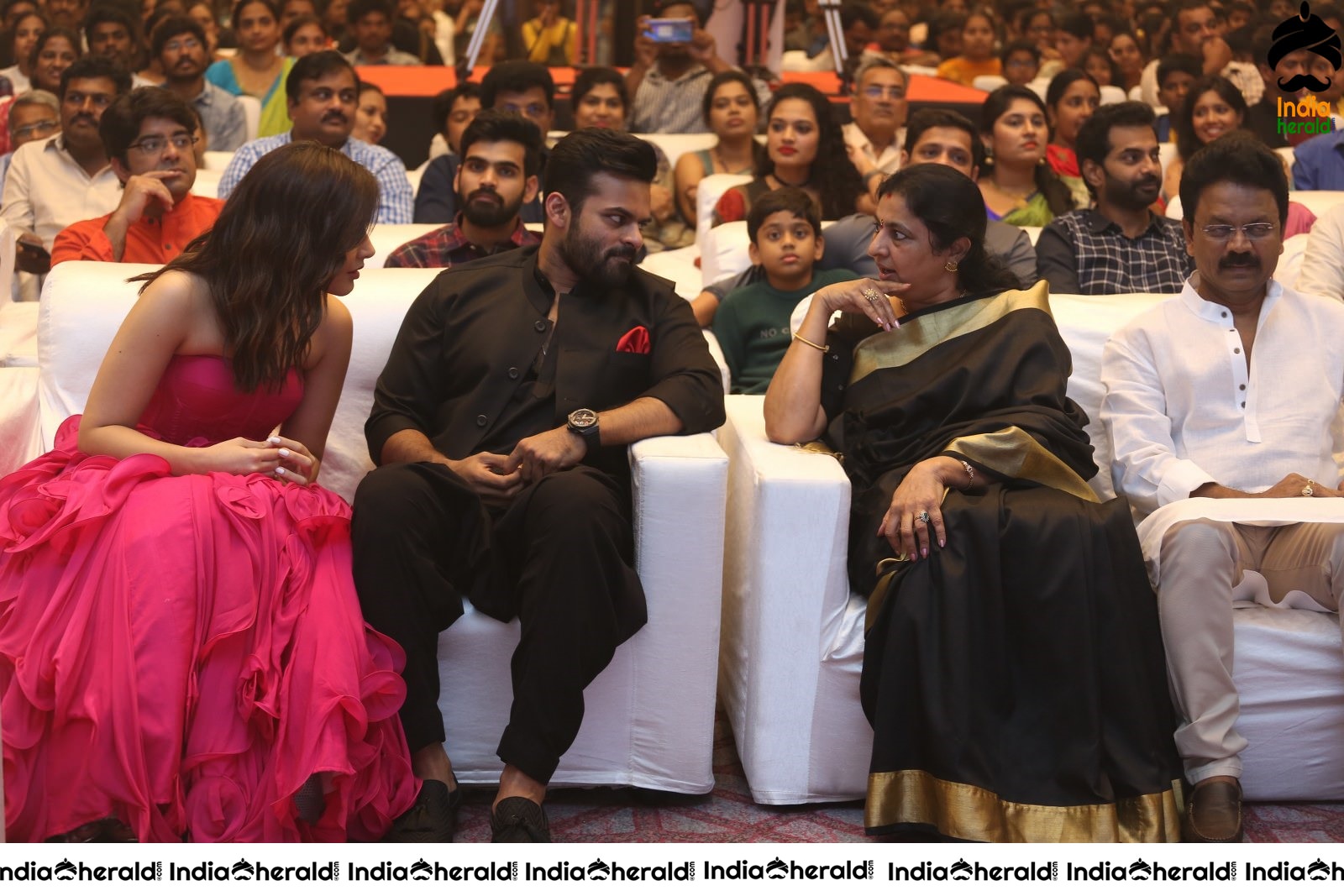 Actor Sai Dharam Tej shares a lighter moment Set 1