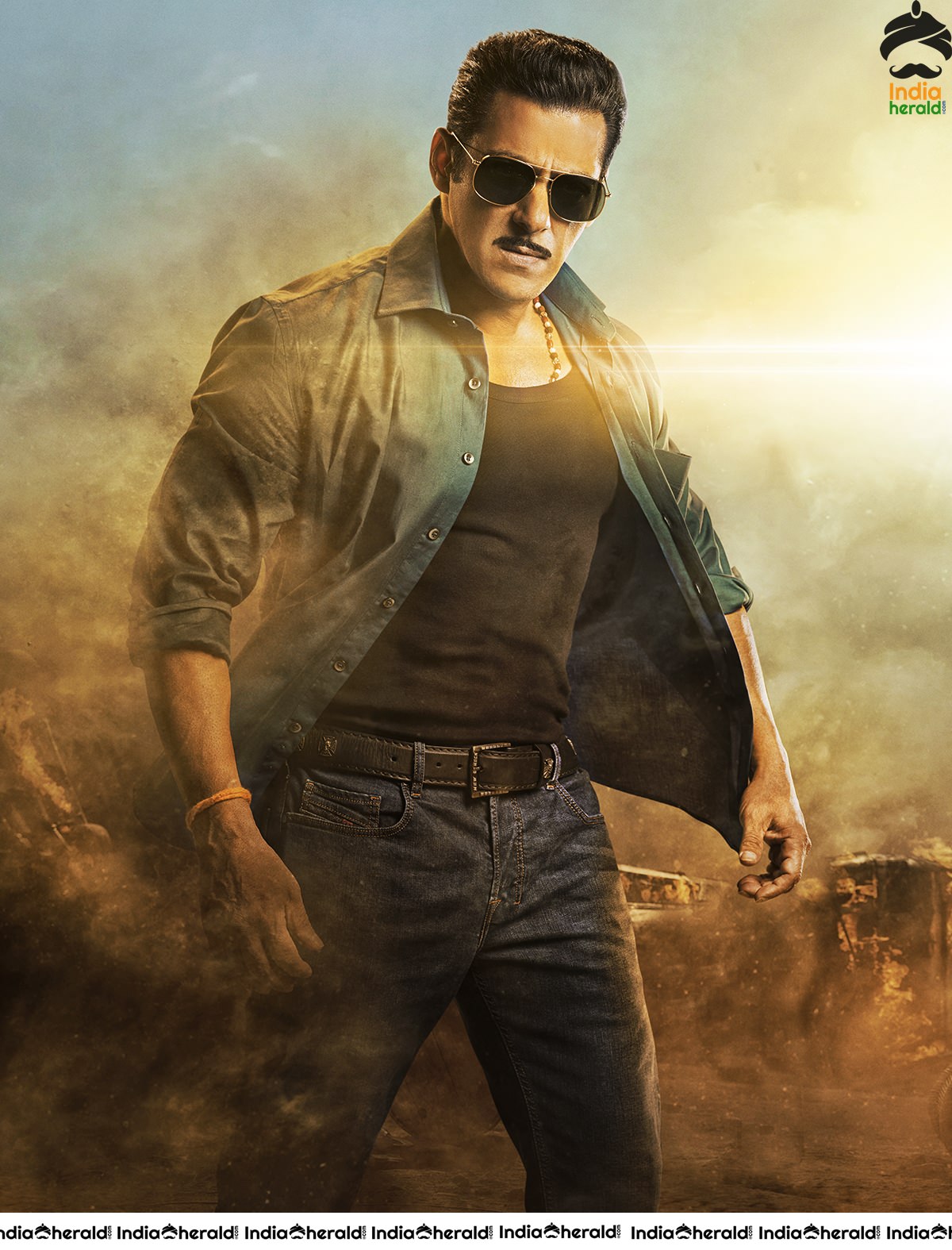 Actor Salman Khan Latest Mass Still from Dabangg 3