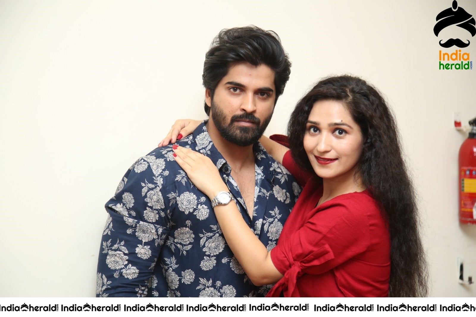 Actor Sanjay Varma Photoshoot Stills Along With The Female Lead From OCV movie Set 2