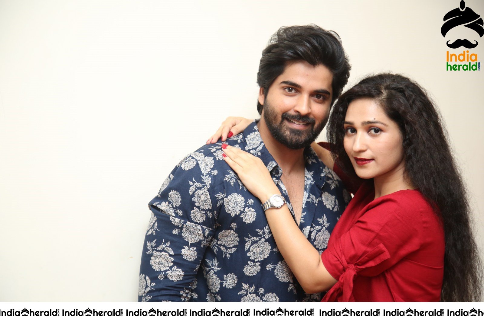 Actor Sanjay Varma Photoshoot Stills Along With The Female Lead From OCV Movie Set 3