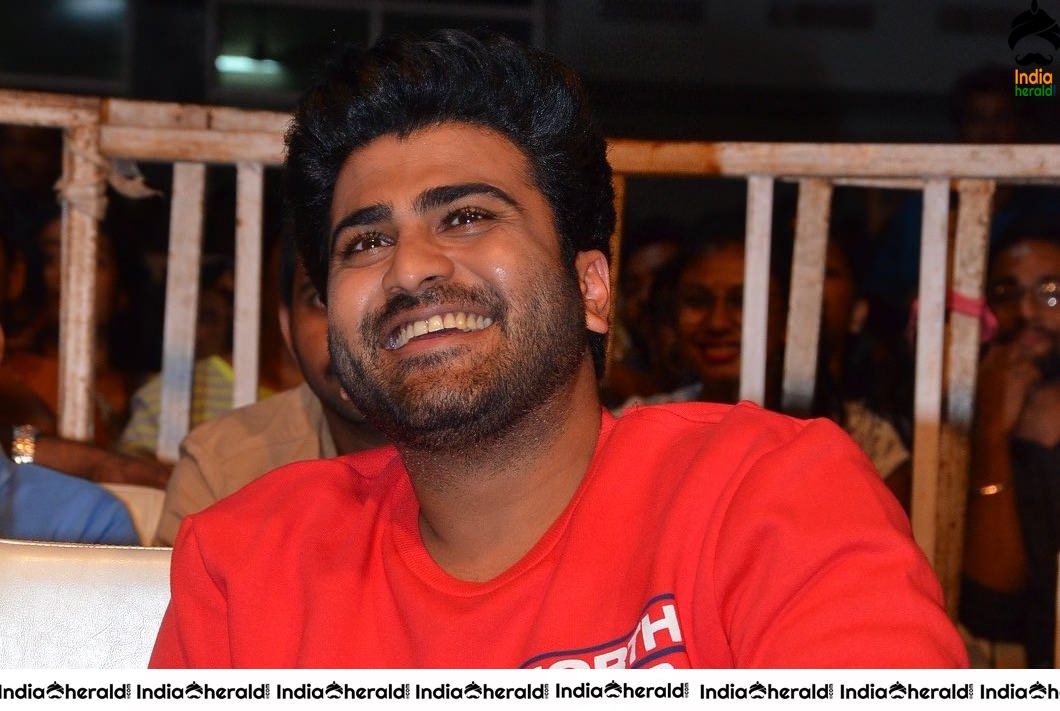 Actor Sharwanand Looking Stylish in Red Tee Set 2