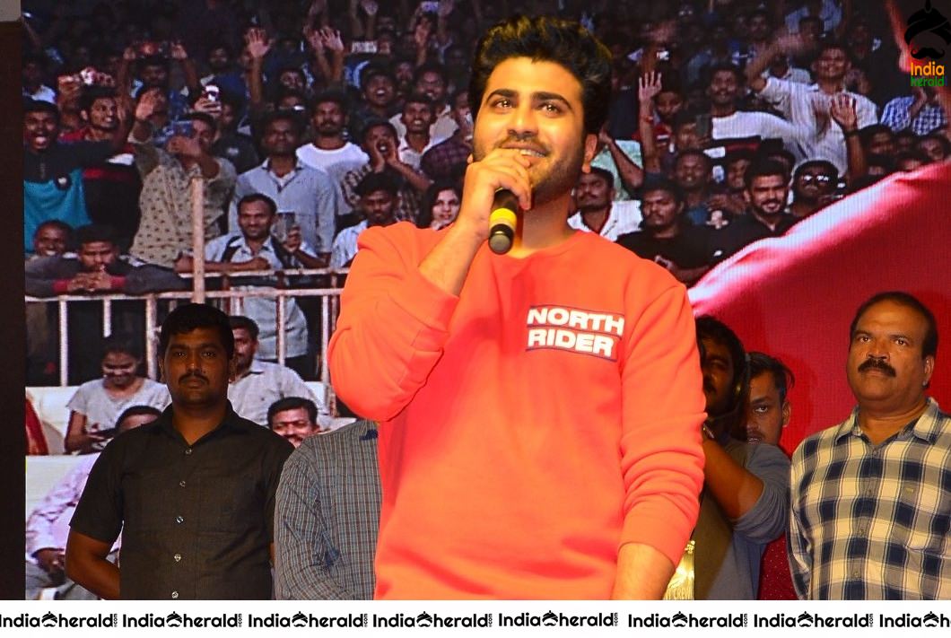 Actor Sharwanand Looking Stylish in Red Tee Set 2