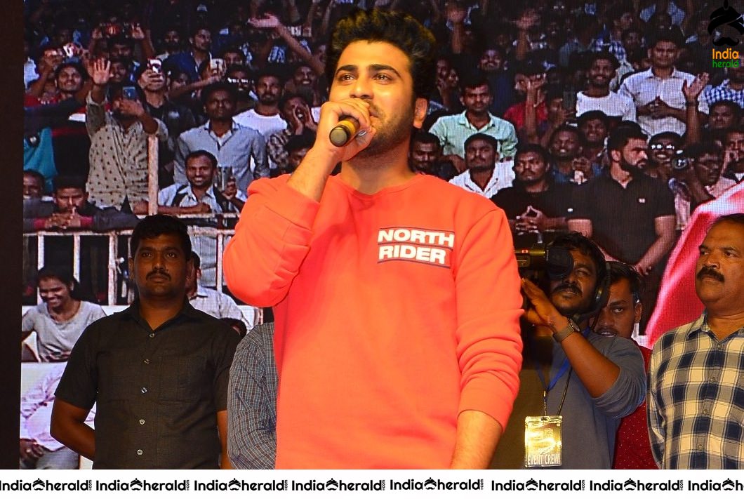 Actor Sharwanand Looking Stylish in Red Tee Set 2