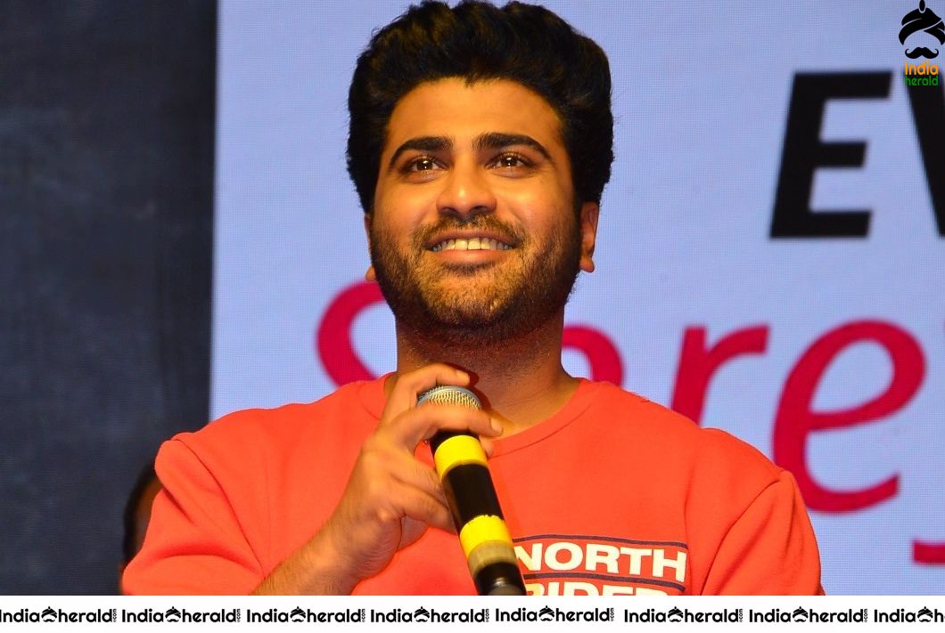 Actor Sharwanand Looking Stylish in Red Tee Set 2