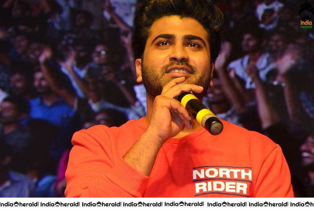 Actor Sharwanand Looking Stylish in Red Tee Set 2
