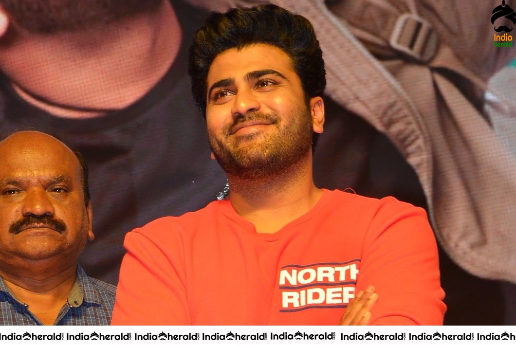 Actor Sharwanand Looking Stylish in Red Tee Set 2