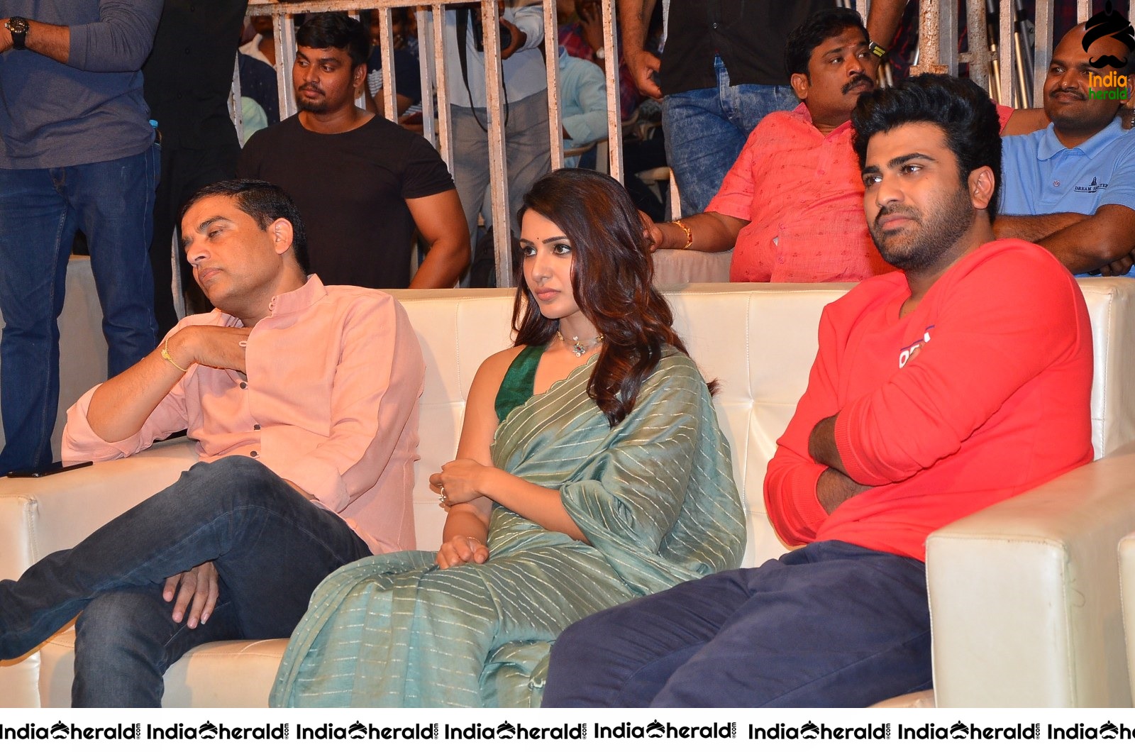 Actor Sharwanand photos with Samantha at Jaanu event Set 2