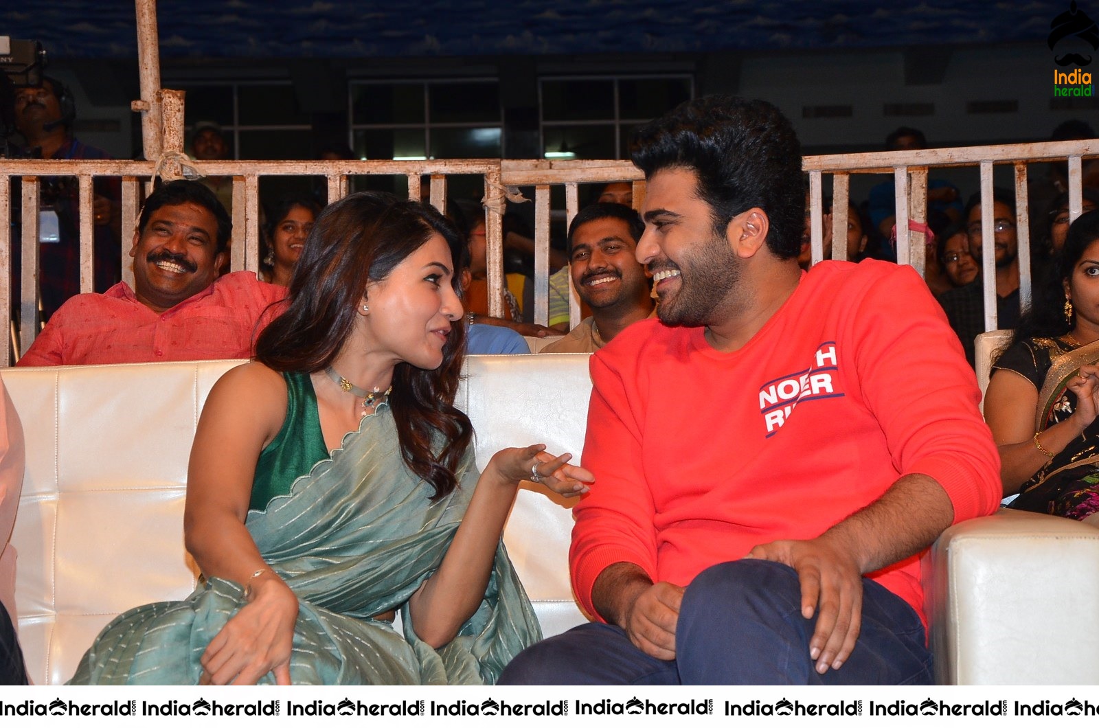 Actor Sharwanand photos with Samantha at Jaanu event Set 2
