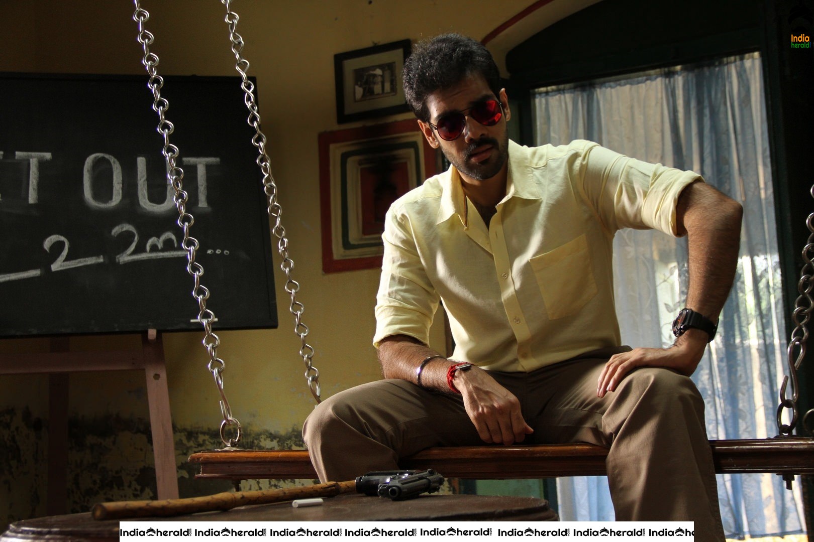 Actor Sibiraj and Sathyaraj Unseen Stills from Jackson Durai Set 1