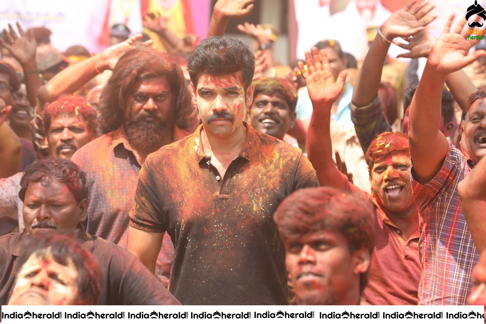 Actor Sibiraj Photos from his latest movie Kabadathaari