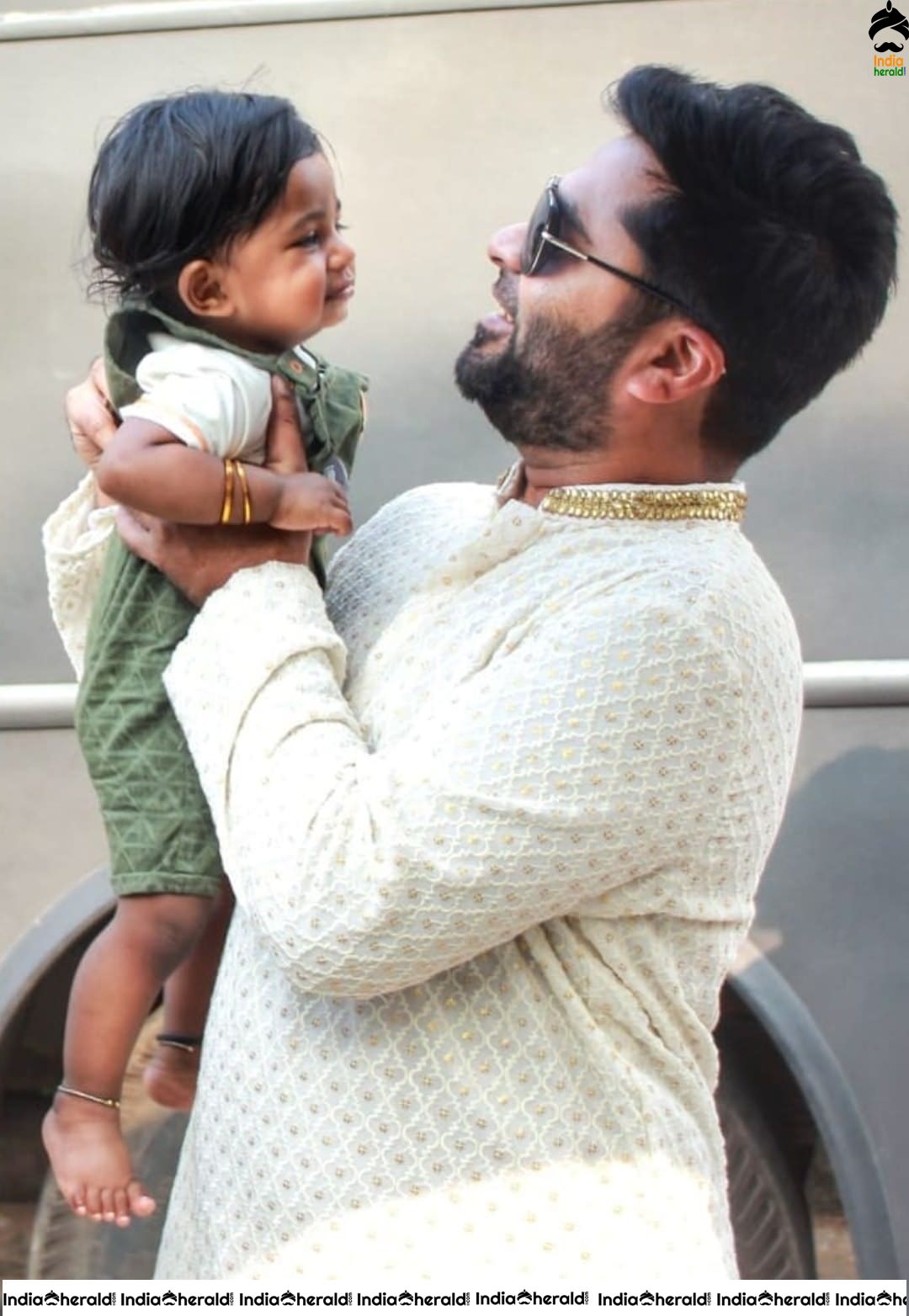 Actor Simbhu aka STR from the sets of Maanaadu