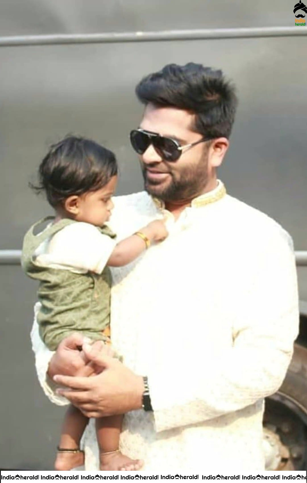 Actor Simbhu aka STR from the sets of Maanaadu