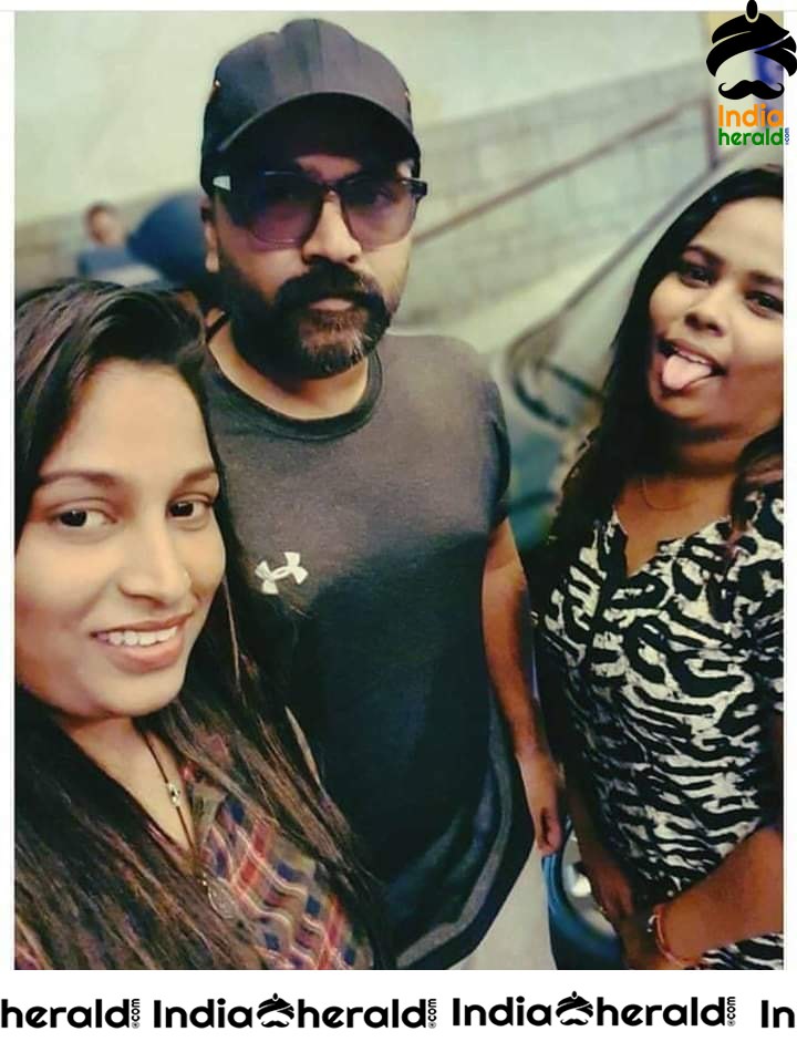 Actor STR Latest Photos with Girl Fans