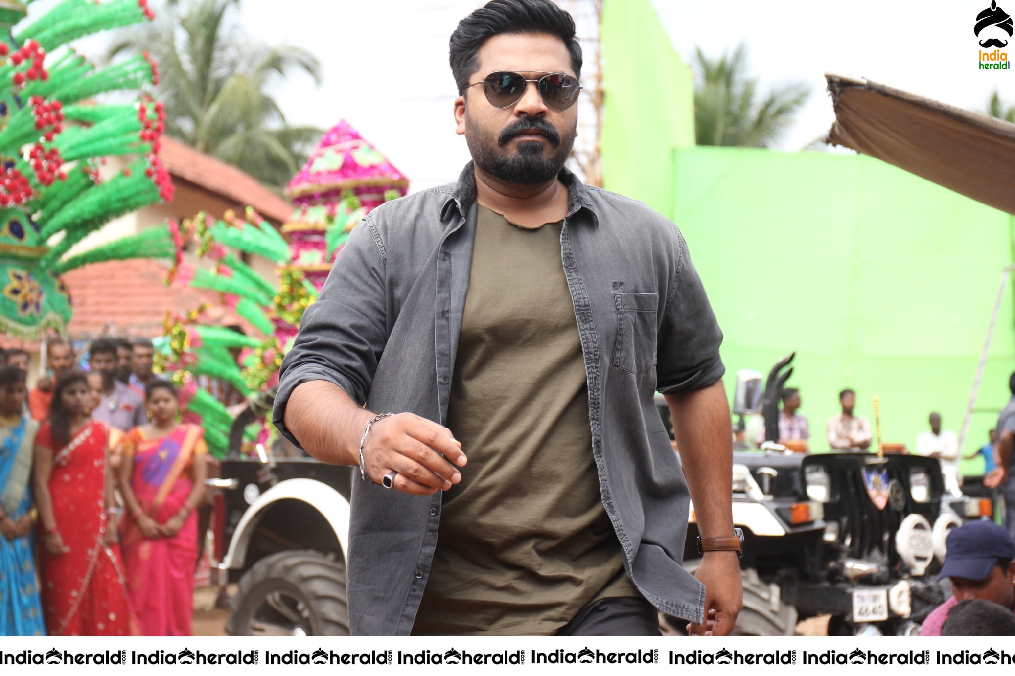 Actor STR latest Photos with Hot Megha Akash Set 2