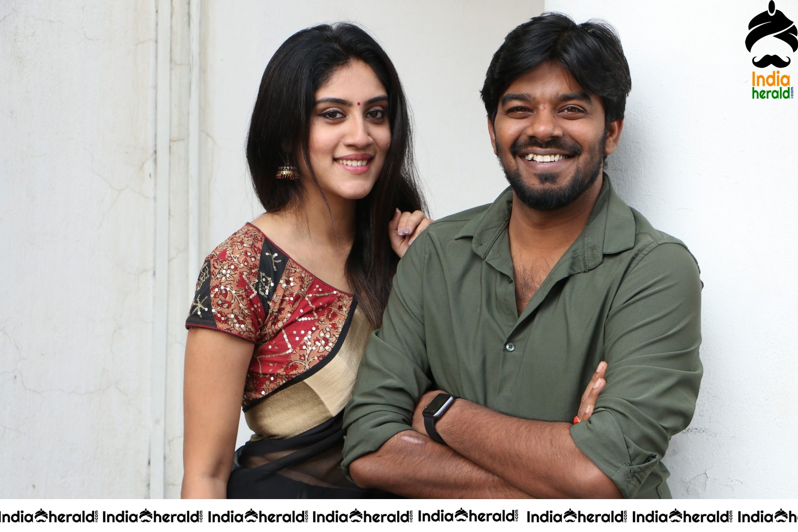 Actor Sudigaali Sudheer Photos with Dhanya Balakrishnan Set 1