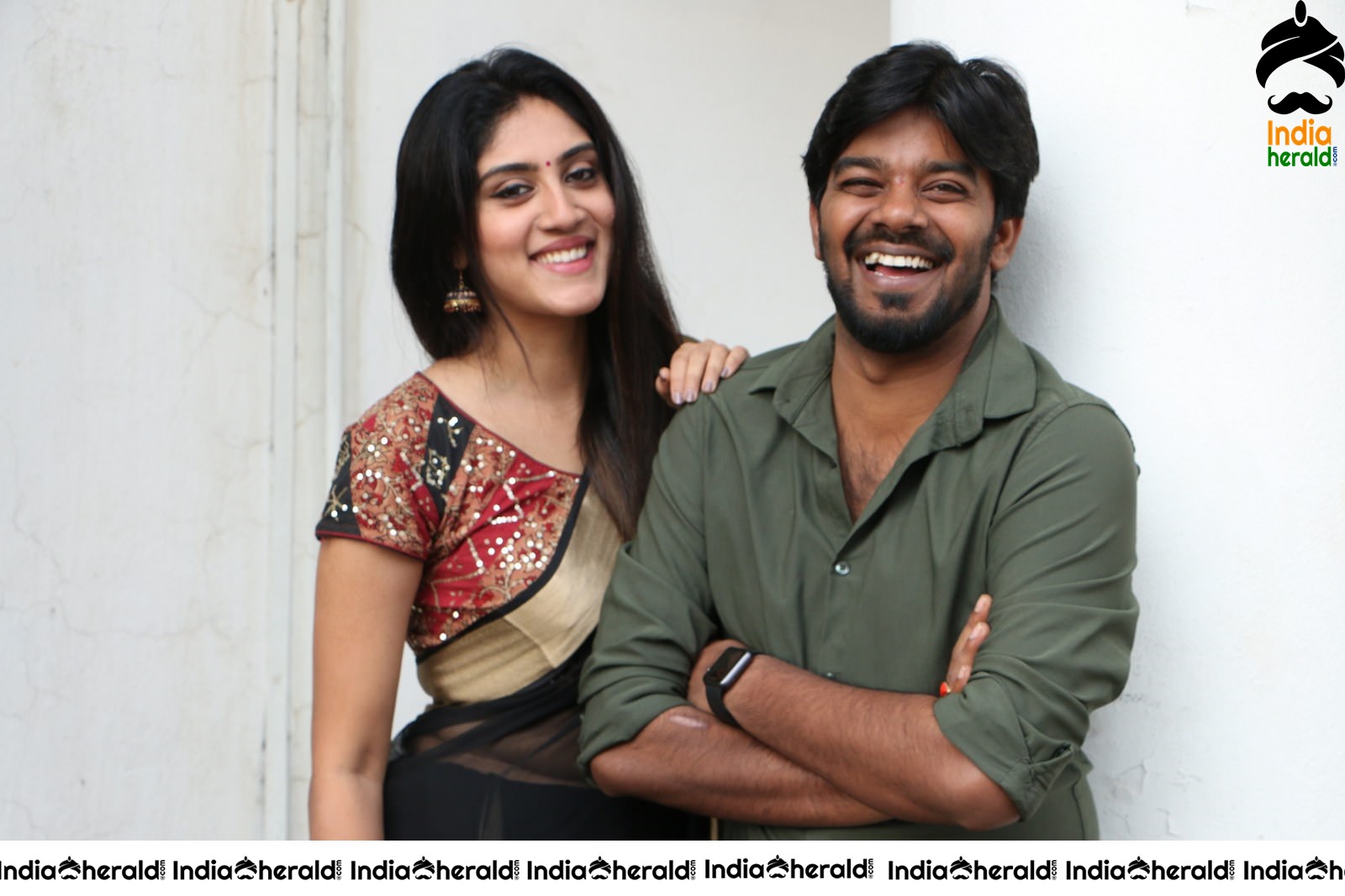 Actor Sudigaali Sudheer Photos with Dhanya Balakrishnan Set 1