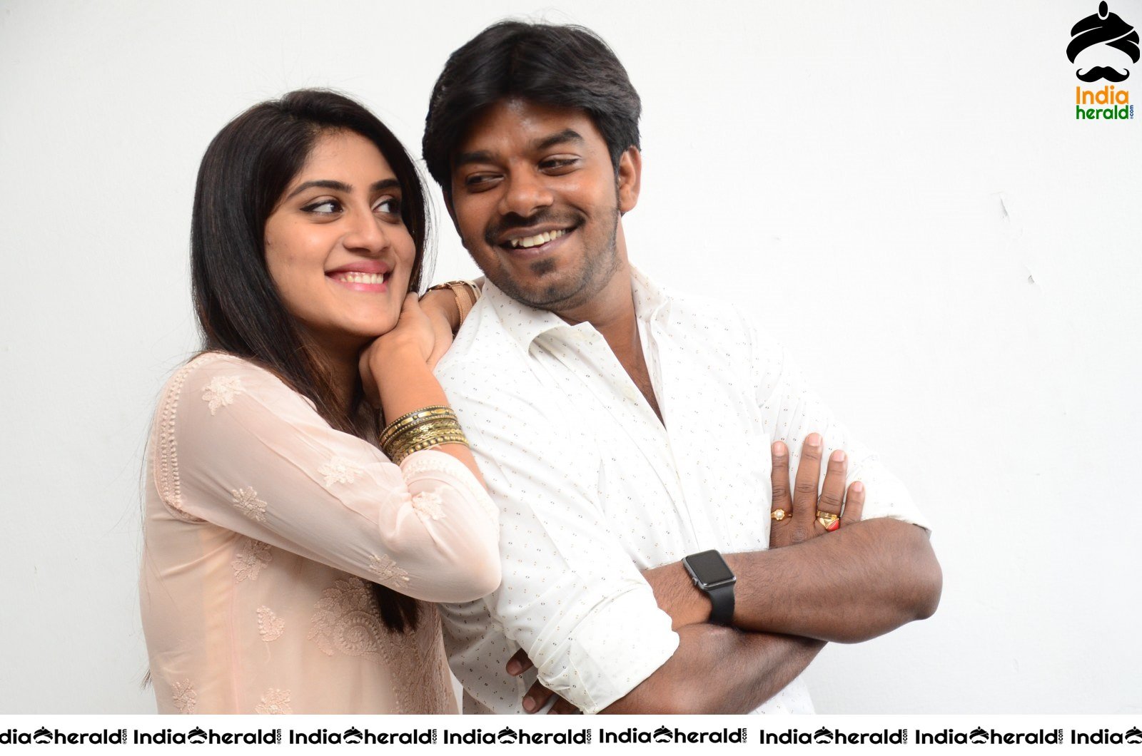 Actor Sudigali Sedheer Photos along with Dhanya Balakrishnan Set 1